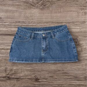 SHEIN Blue Mini Skirt Casual Night Out